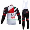 Fietskleding (Fietsshirt Lange Mouw + Lange Koersbroek) 2018 Team UAE N001